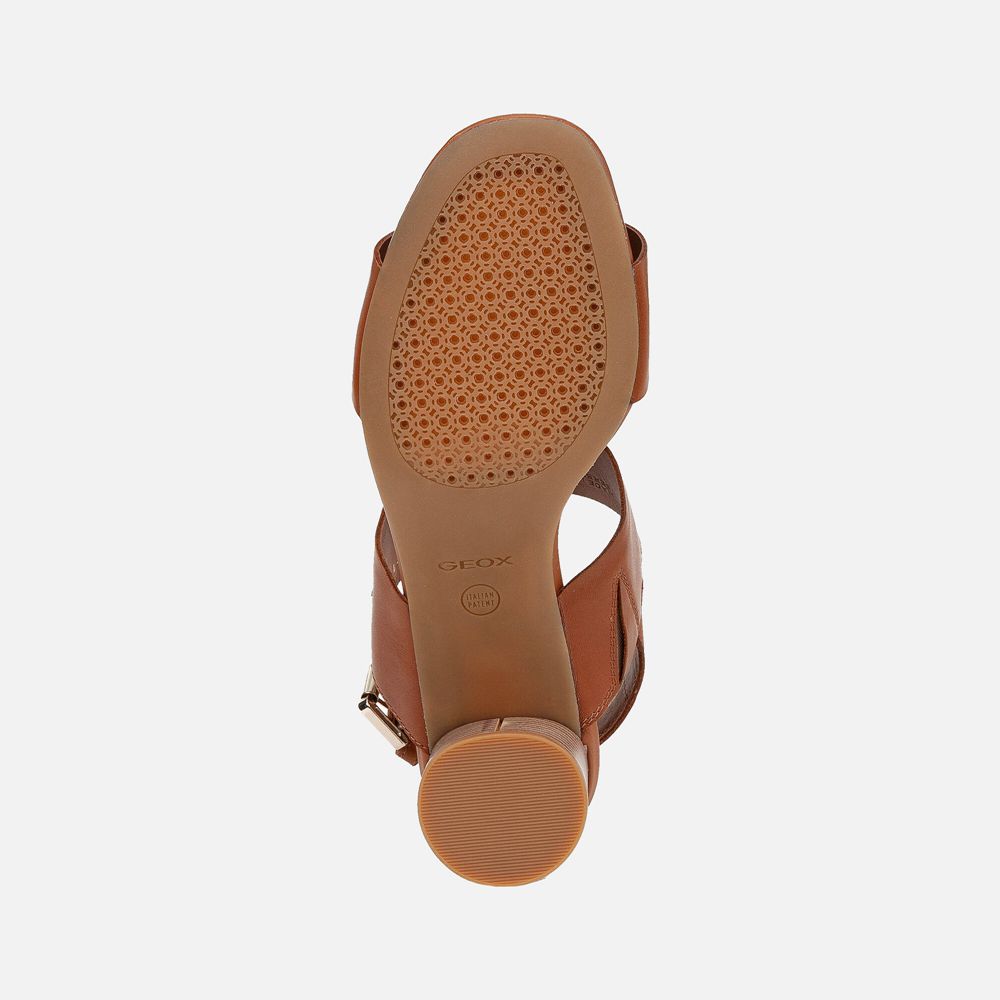 Geox Bayan Sandalet Kahverengi - Ortensia - QSJ-904376